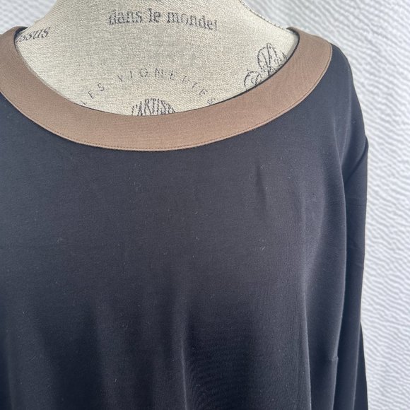 cj banks tan & black tunic heavy weight winter attire - Picture 2 of 8